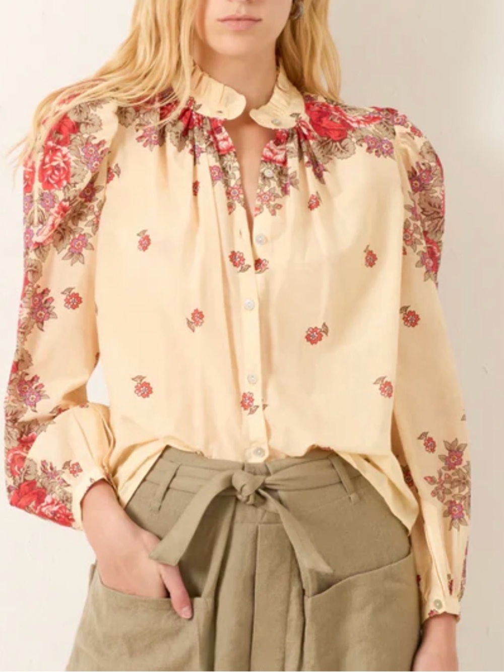 Alix of Bohemia Annabel Rosebush Shirt Small